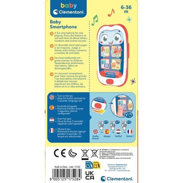 CLEMENTONI Talking Baby Smartphone