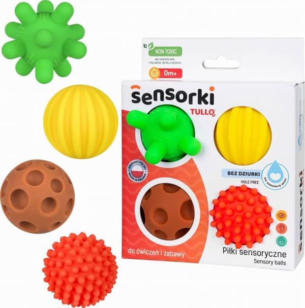 Bille - boulet - calot - boulard - caille Tullo Billes sensorielles 4 stk Utan hål 495 74958