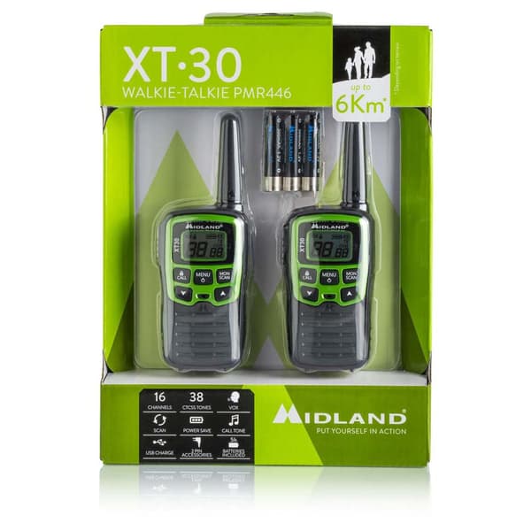 Midland Walkie Talkie Xt30 Sort
