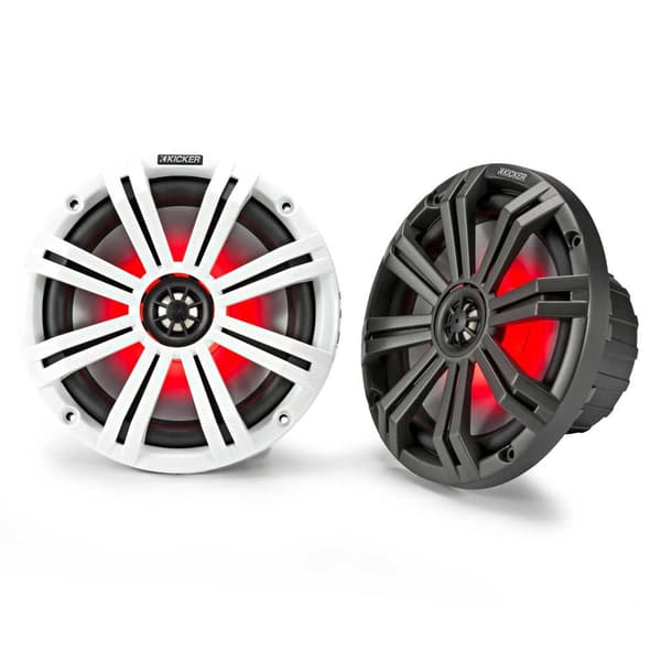 Kicker Kaiutin Km 6.5´´ Led Coaxial Valkoinen,Harmaa 195W