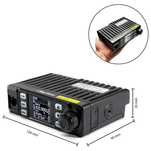 Anytone Vhf/uhf-radiostation At-779uv Svart