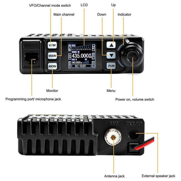 Anytone Vhf/uhf-radiostation At-779uv Svart