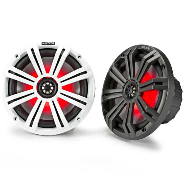 Kicker Højttalere Km 8´´ Led Coaxial Hvid,Grå 300W
