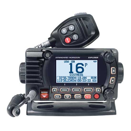 Standard Horizon Vhf Radioasema Gx1850gps Hopeinen