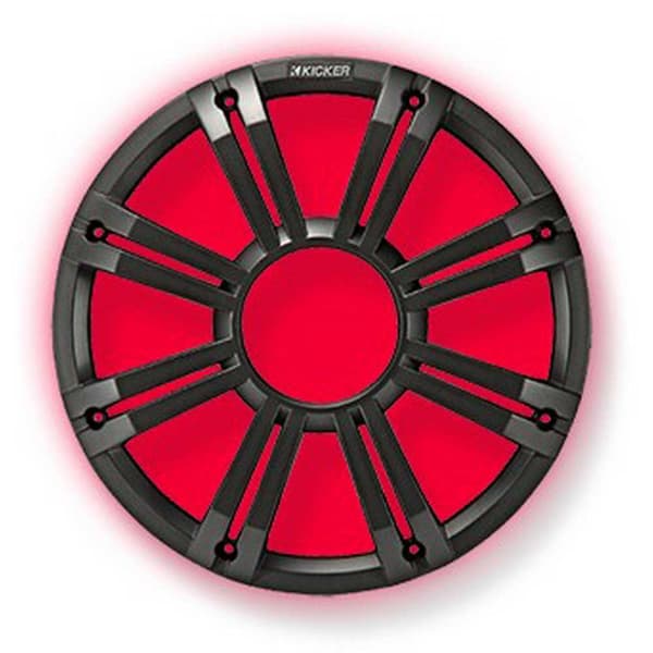 Kicker Led-subwooferin Säleikkö Kmf 12´´ Valkoinen,Musta