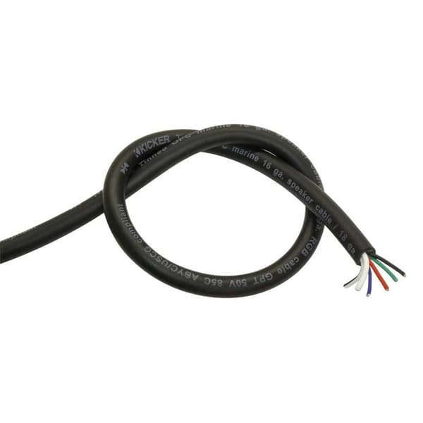 Kicker Merikaiutin/rgb-johto 50 M Musta