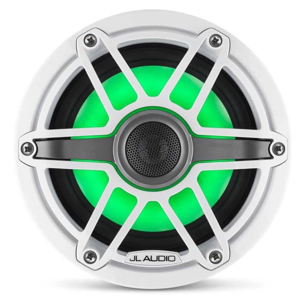 Jl Audio M M6-650x-s-gwgw-i 6 Meren Koaksiaalinen Kanssa Transflektiivinen Led Valaistus Urheilu Säleikkö Valkoinen 75W
