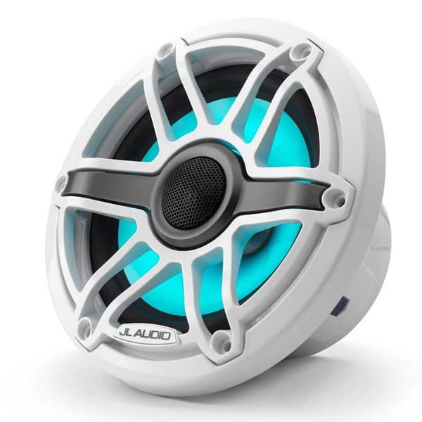 Jl Audio M M6-650x-s-gwgw-i 6 Meren Koaksiaalinen Kanssa Transflektiivinen Led Valaistus Urheilu Säleikkö Valkoinen 75W
