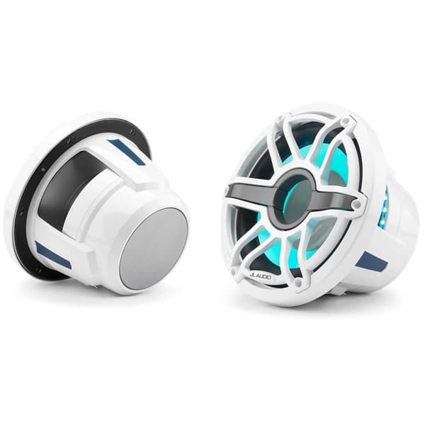 Jl Audio M M6-10ib-s-gwgw-i-4 6 Marin Subwoofer Med Transflektiv Led Belysning Vit 250W