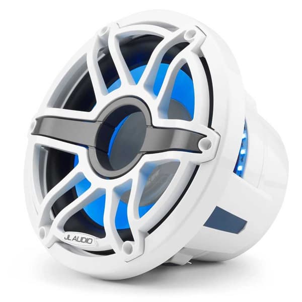 Jl Audio M M6-10ib-s-gwgw-i-4 6 Marin Subwoofer Med Transflektiv Led Belysning Vit 250W