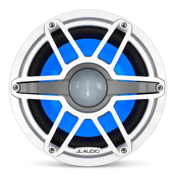 Jl Audio M M6-10ib-s-gwgw-i-4 6 Marin Subwoofer Med Transflektiv Led Belysning Vit 250W