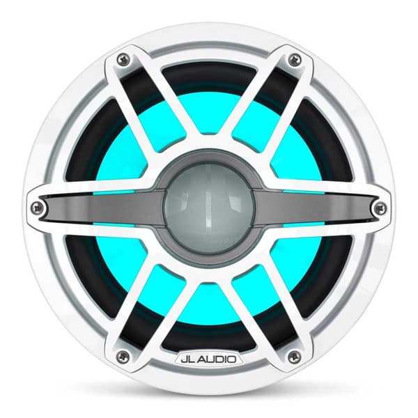 Jl Audio M M6-10ib-s-gwgw-i-4 6 Marin Subwoofer Med Transflektiv Led Belysning Vit 250W