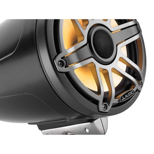 Jl Audio M6-770etxv3-sb-s-gmti-i M6 Marint Lukket Koaksialkabel Med Transflektiv Led-belysning Sort 100W