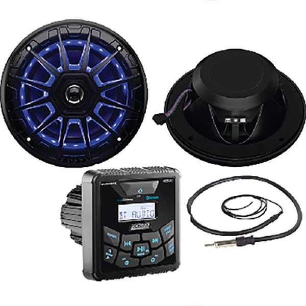 Seachoice 50-72103 Bluetooth In-dash Marine Gauge Digital Media Am/fm-modtager