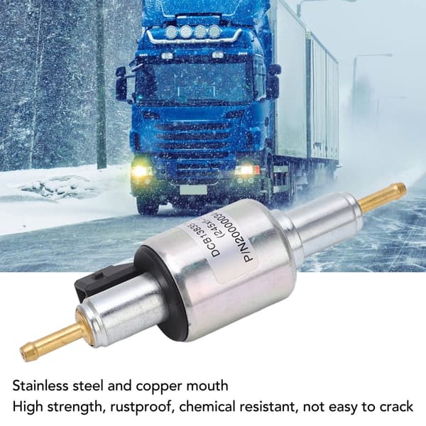 12V parkeringsvarmer brændstofpumpe 65ml rustfrit stål højtydende brændstofdoseringspumpe til Webasto Air Top Thermo E C V