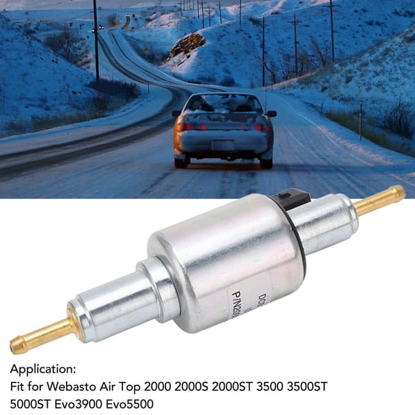 12V parkeringsvarmer brændstofpumpe 65ml rustfrit stål højtydende brændstofdoseringspumpe til Webasto Air Top Thermo E C V