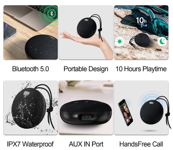 Wise Tiger C200 Bluetooth Wireless Speaker 5W / IPX7 / TWS / 800mAh