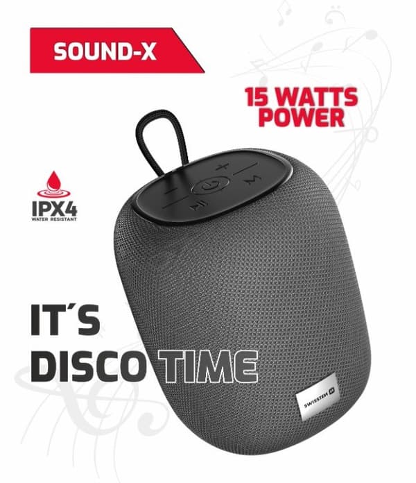 Swissten SOUND-X Portable Bluetooth Speaker USB / Micro SD / 15W / AUX