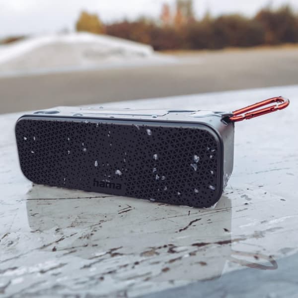Hama "PowerBrick 2.0" Bluetooth® Loudspeaker, Splash-Protected, 8W, blk