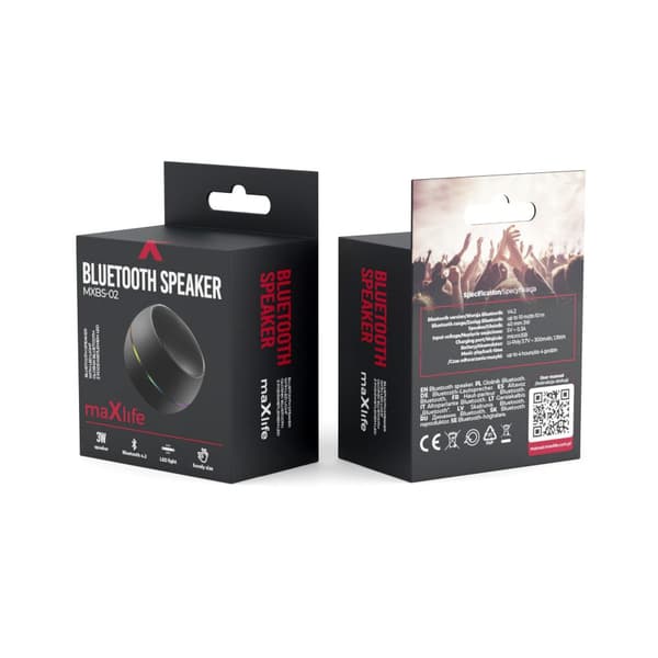 Maxlife MXBS-02 3W LED Bluetooth speaker