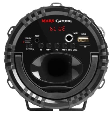 Mars Gaming MSB0 Bluetooth Wireless Speaker with Karaoke function / MicroSD / Karaoke / AUX / USB / 10W / Black