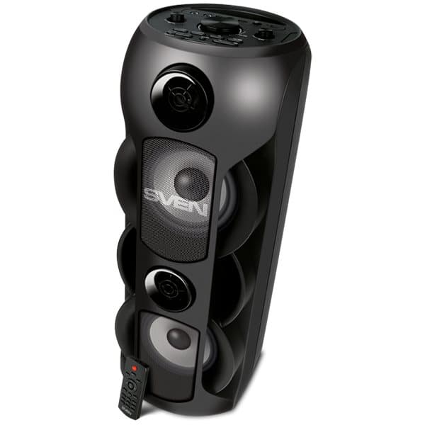 Speaker SVEN PS-720, black (80W, TWS, Bluetooth, FM, USB, microSD, LED-display, 4400mA*h)