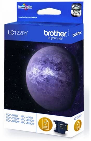 BROTHER LC-1220 ink cartridge yellow standard capacity 300 pages 1-pack