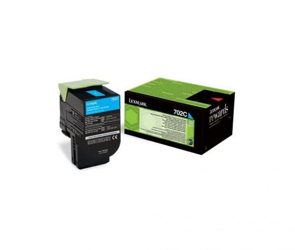 Lexmark 702C R toner cartridge 1 pc(s) Original Cyan