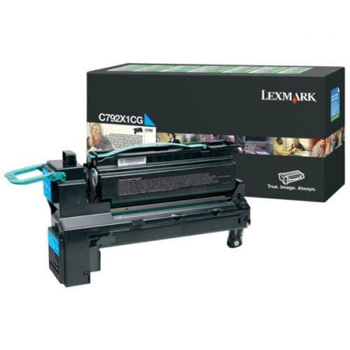 Lexmark C792X1CG toner cartridge 1 pc(s) Original Cyan