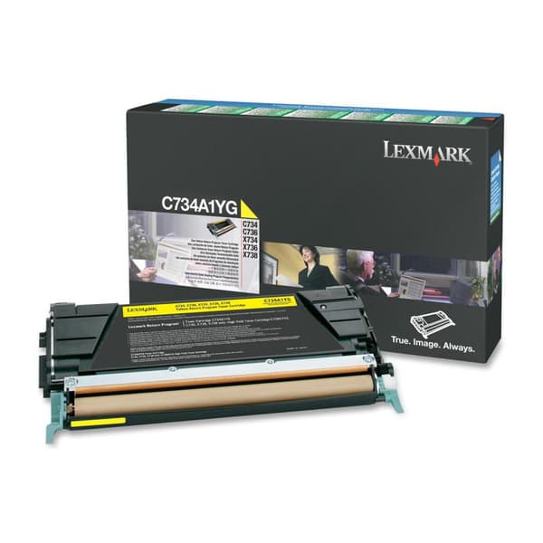 Lexmark C734A1YG toner cartridge 1 pc(s) Original Yellow