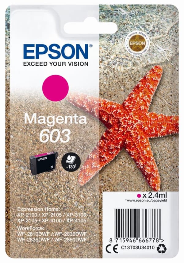 Epson inkoustová náplň/ C13T03U14010/ 603/ Expression Home XP-x100/ WF-28x0DWF/ Magena