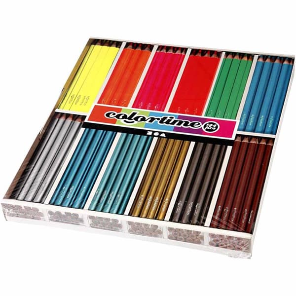 Colortime Färgpennor - 144 st Neon och Metallicfärger