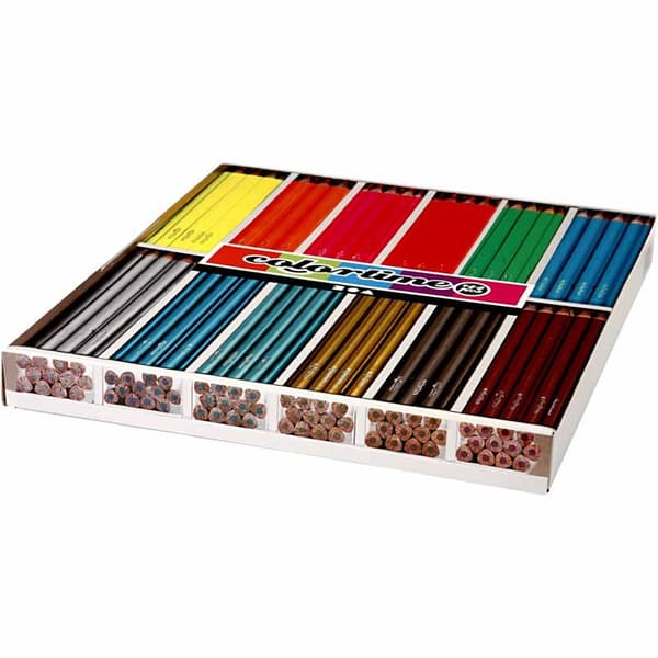 Colortime Färgpennor - 144 st Neon och Metallicfärger