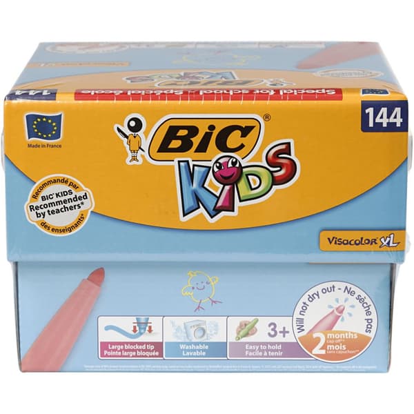 Bic Tuschpenna Visa Color - 3 mm - 144 - Mixade Färger
