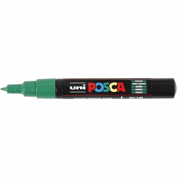 Posca Penna Extra Fine Bullet PC-1M - 12 Färger - 0,7 mm