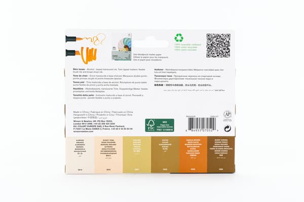 Brushmarker Skin Tones 6-pack Winsor & Newton