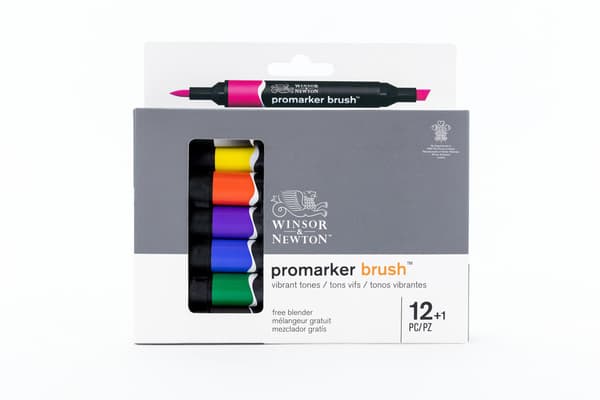 Brushmarker Vibrant Tones 12-pack Winsor & Newton