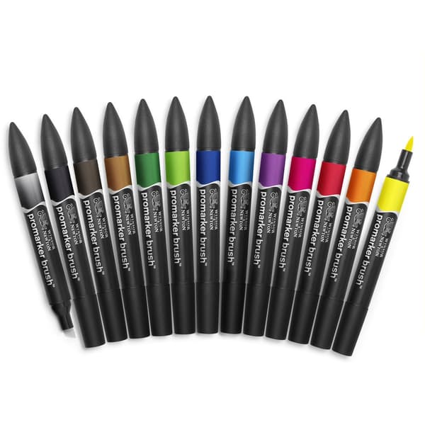 Brushmarker Vibrant Tones 12-pack Winsor & Newton