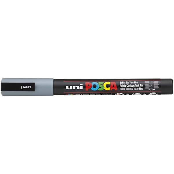 Posca Marker GRÅ, PC-3M spets 0,9-1,3 mm