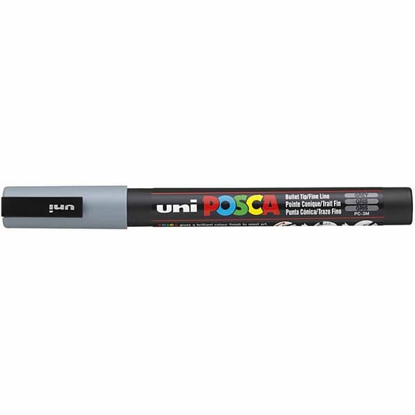 Posca Marker GRÅ, PC-3M spets 0,9-1,3 mm