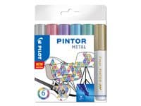 Märkpenna Pintor Metallic Mix 6-p, Pilot