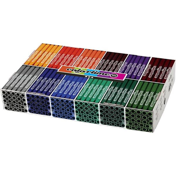 Colortime tuschpennor - Färg Set 2 - 5 mm - 288 st