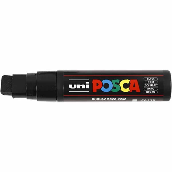 Posca Marker Extra broad Bullet PC-17K - Black - Spets: 15 mm
