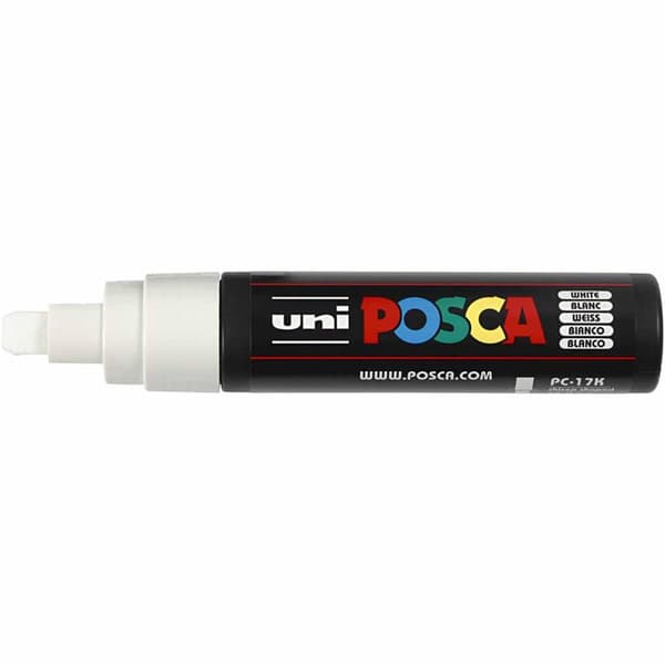 Posca Marker Extra broad Bullet PC-17K - White - Spets: 15 mm