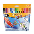 Miniatyrbild 1 av 5: Bic Tuschpennor Visa Color 3 mm - 12 Mixade Färger