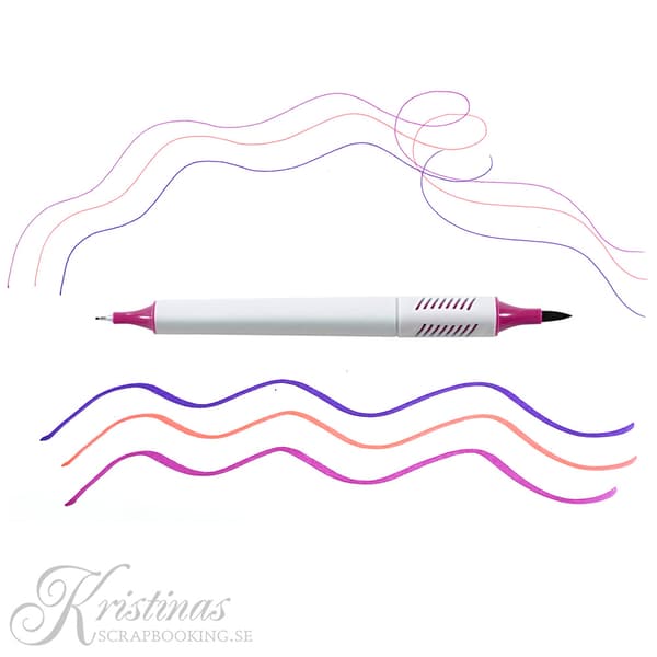 Sketch Marker - Basfärger - 1+2-5 mm - 12 st