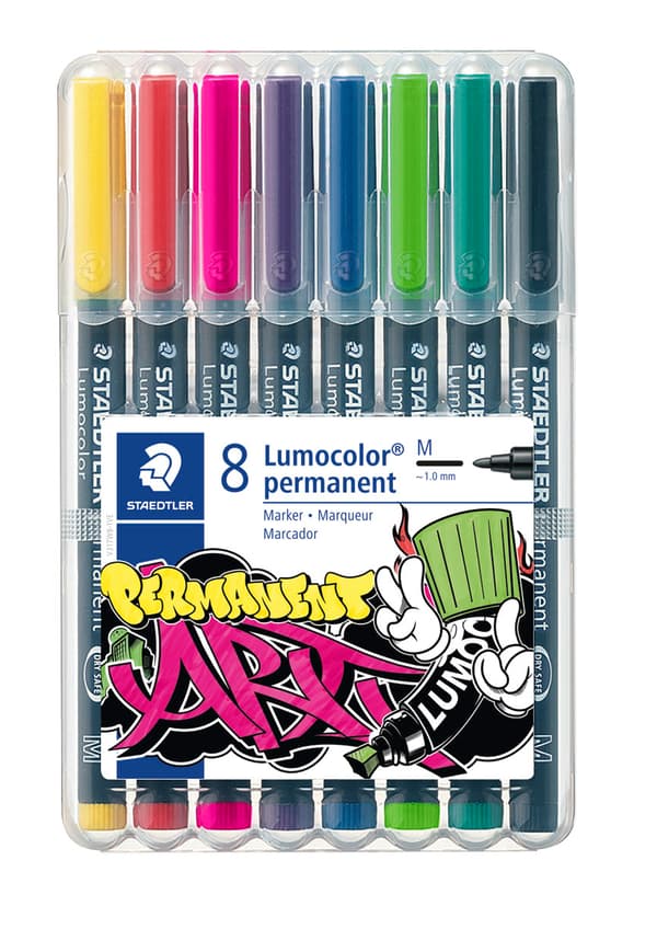 Lumocolor Permanent tusj 8 stk. Staedtler
