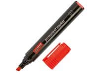 Märkpenna STAPLES skuren 2-5mm röd 10st