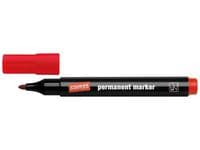 Märkpenna STAPLES rund 1-3mm röd 10st