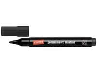 Märkpenna STAPLES rund 1-3mm svart 10st